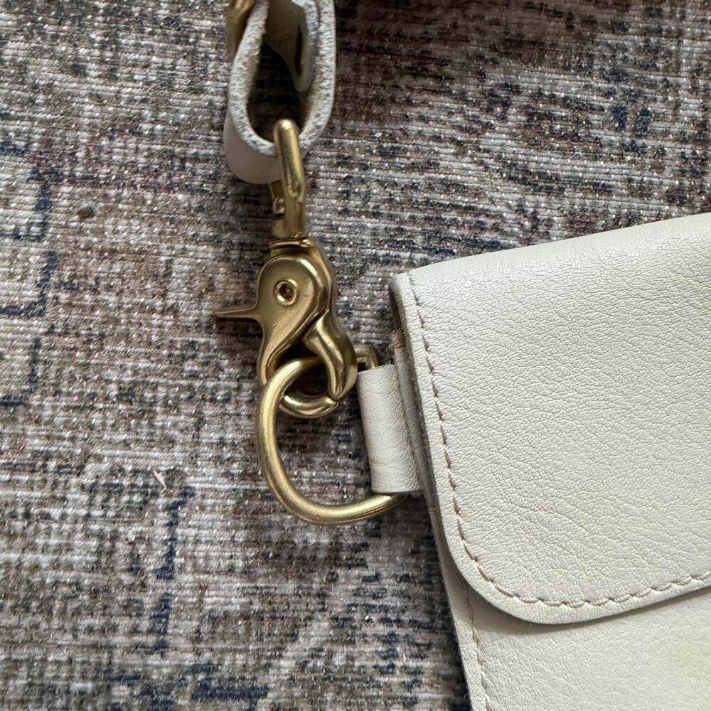 Crossbow leather bone hand bag crossbody bag hip pouch western minimalist purse - Picture 9 of 14